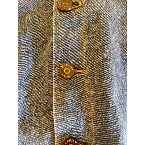 Happily Grey Denim midi skirt S - Picture 2 of 6